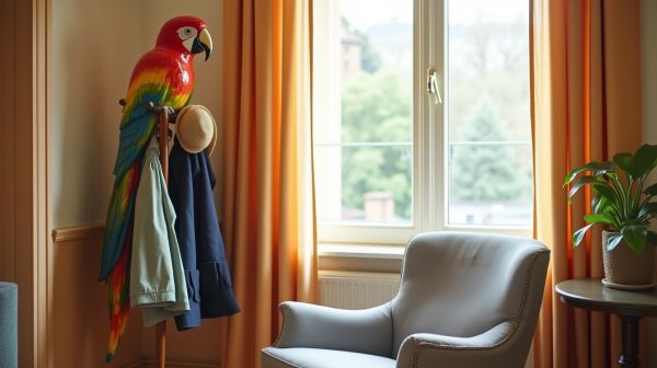 Idées de décoration avec le porte manteau perroquet en Belgique